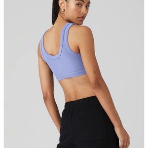 ALO YOGA WELLNESS BRA INFINITY BLUE
